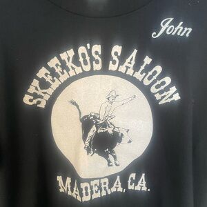 Vintage Jerzees Black Graphic Tee